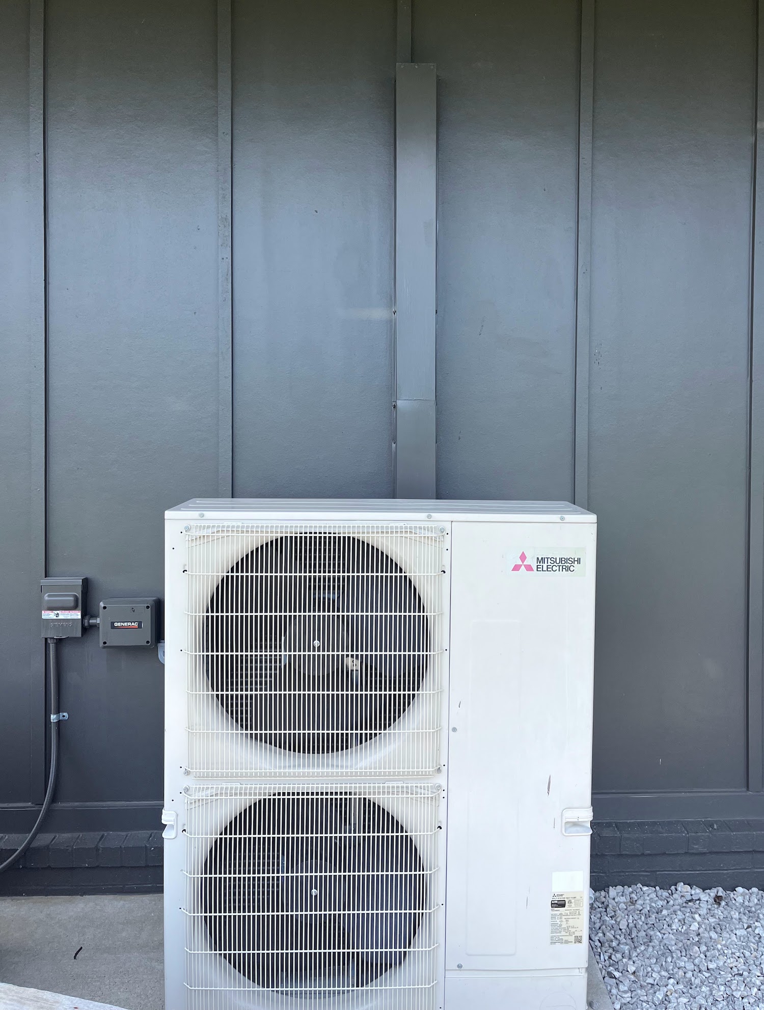 Mitsubishi ductless install looking sharp